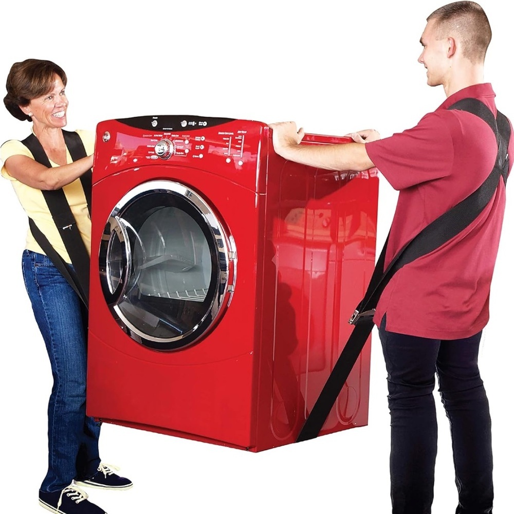 Black Shoulder Dolly Lifting Straps